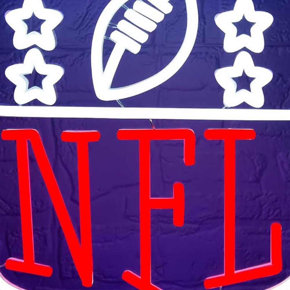 NFL FOOTBALL NEON LED SIGN - Picture 2 of 3